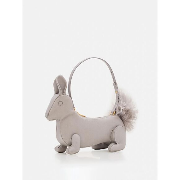 Thom Browne Shoulder Bag Woman Grey - Picture 4 of 4